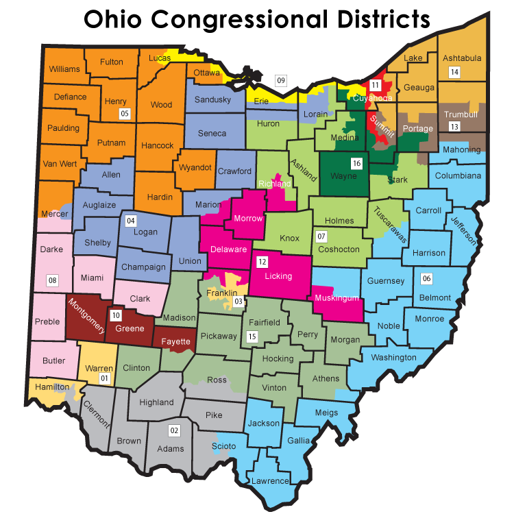 Ohio Congressional Districts